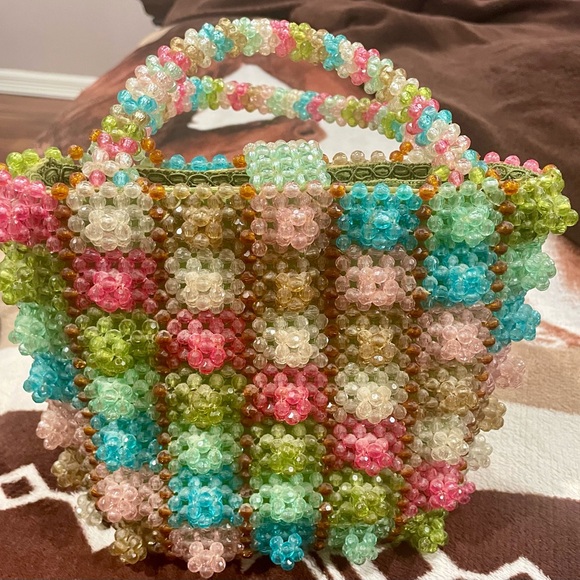 Colorful Beaded Handbag - Picture 2 of 5